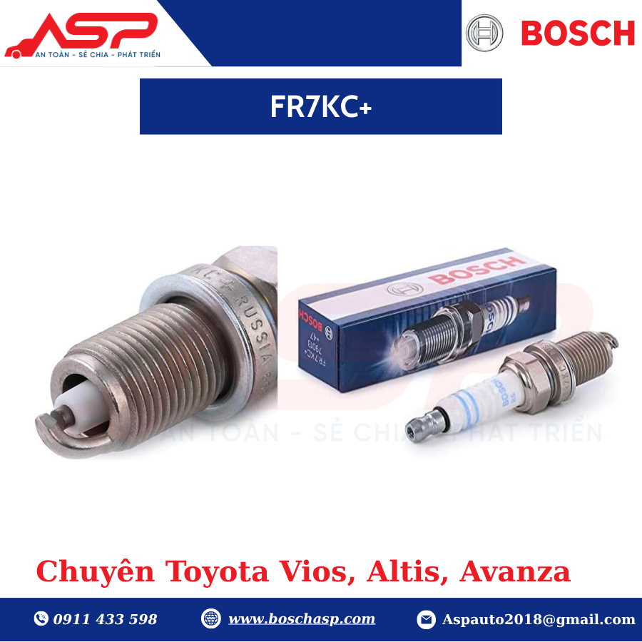 Bugi BOSCH FR7KC+ (0242236561) Cho Vios, Altis, Avanza - Ảnh 3