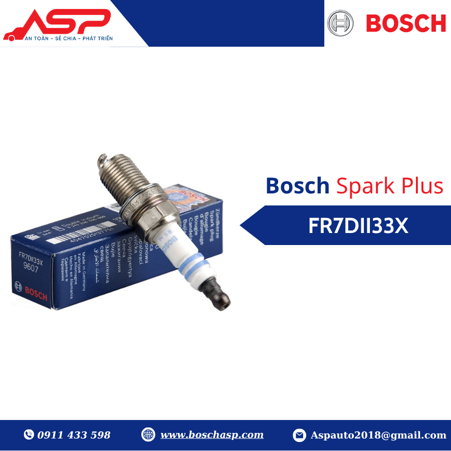 Bugi BOSCH Vios - Double Iridium - FR7DII33X - Ảnh 3