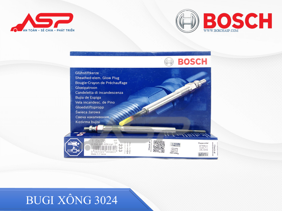 Bugi Xông BOSCH Ford Ranger Mới- X3024