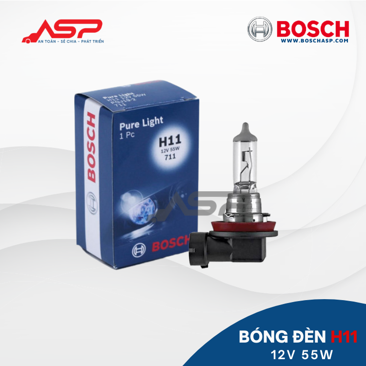Bóng Đèn BOSCH Halogen H11 12V 55W (0986AL1838)