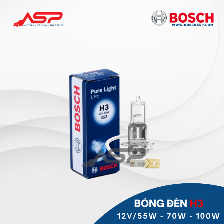 Bóng Đèn BOSCH Halogen H3 12V 55W (0986AL1506)