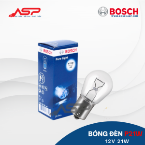 Bóng Đèn BOSCH 12V - P21W (Đuôi tròn, Chân Thẳng, 1 tim)