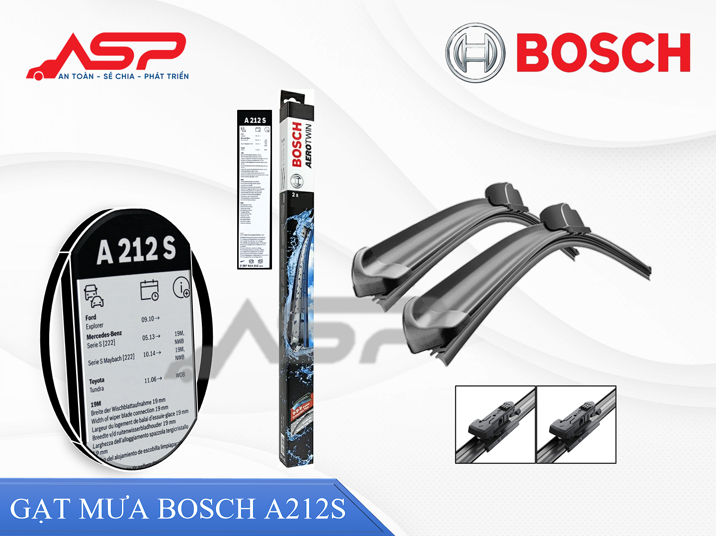 Gạt Mưa Bosch Ford Explorer - A212S