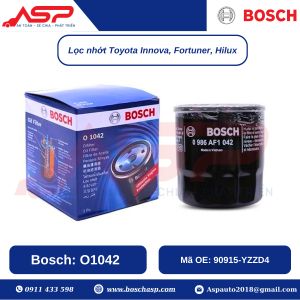 Lọc Nhớt BOSCH O1042 chuyên Toyota Innova, Fortuner, Hilux