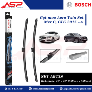 Gạt Mưa Bosch Mercedes C, GLC - A843S