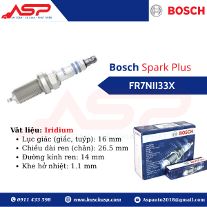 Bugi BOSCH Innova, Fortuner - Double Iridium - FR7NII33X