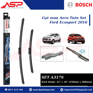 Gạt Mưa Bosch A317S Cho Ford Ecosport 2016 -->