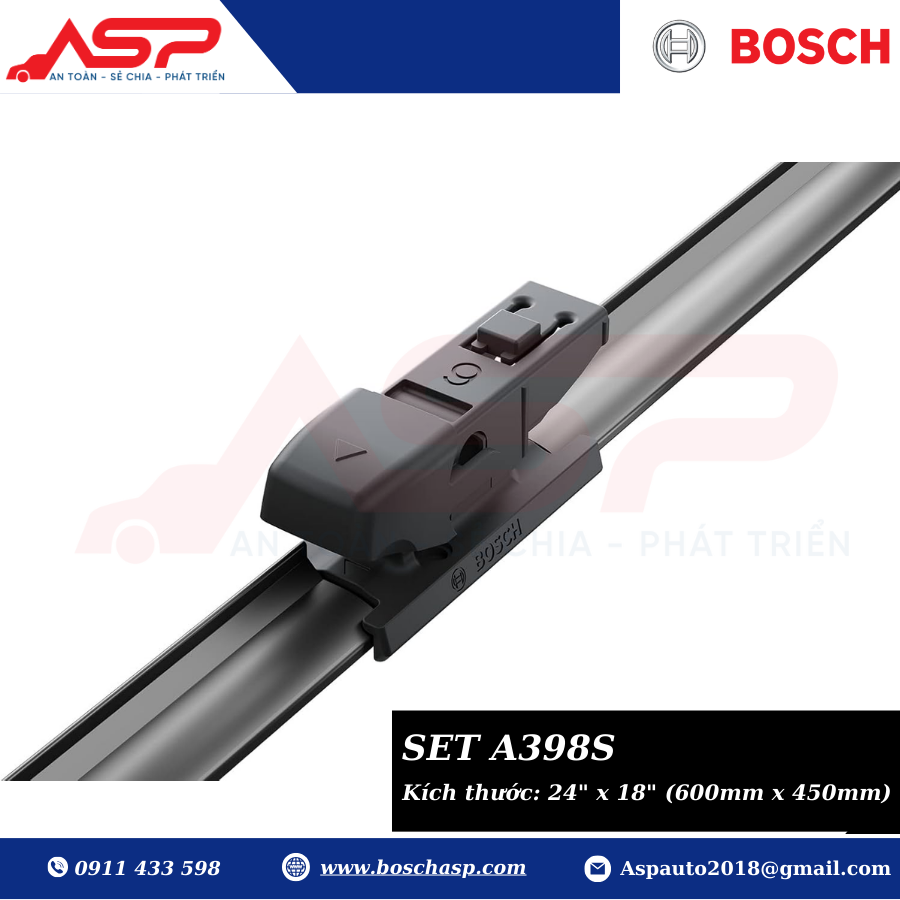 Gạt mưa Bosch A398S cho Mazda Cx5, CX8 2018 -> - Ảnh 4