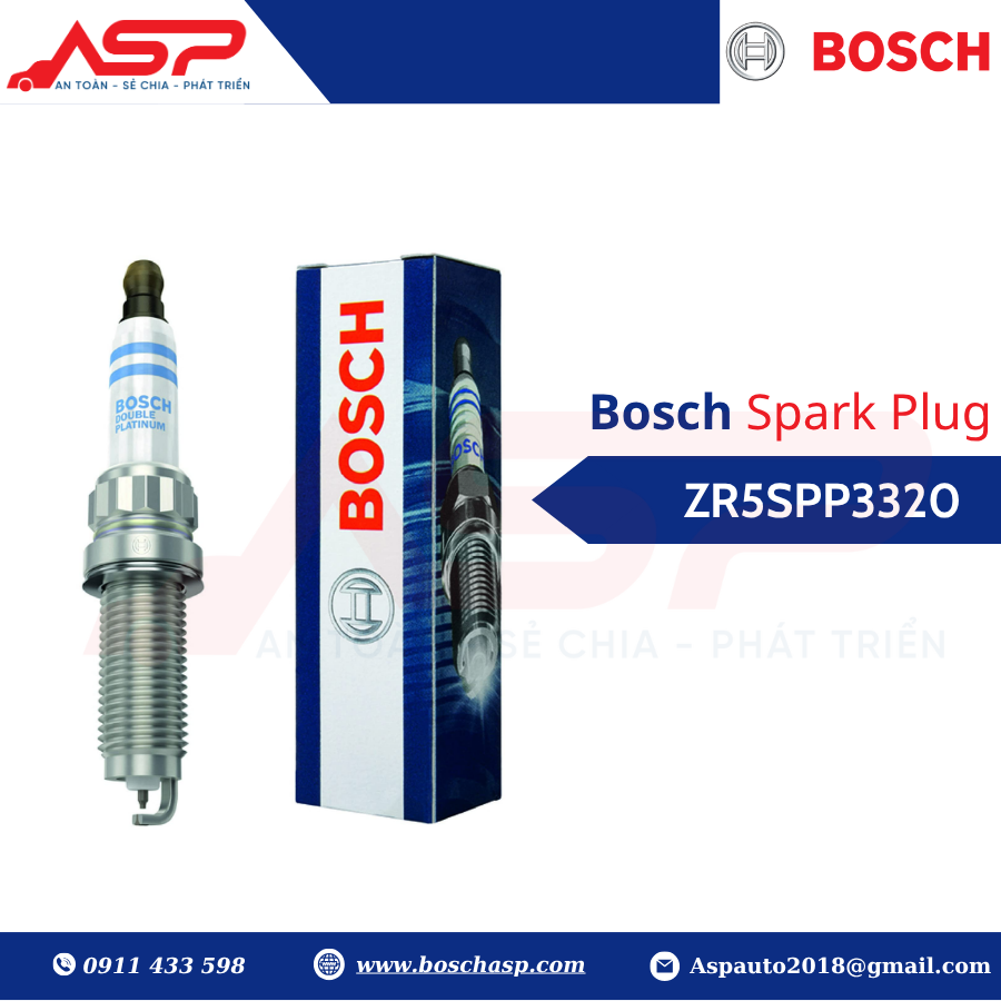 Bugi BOSCH Típ Bông ZR5SPP3320 (0242145555)- Platinum Chuyên BMW 320i - Ảnh 2