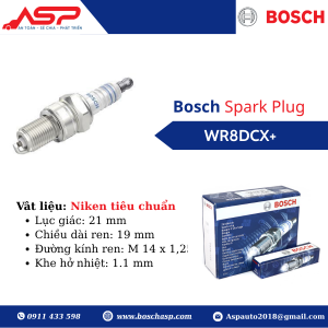 Bugi BOSCH WR8DCX+ (0242229687) -Captiva, Toyota Zace, Hiace