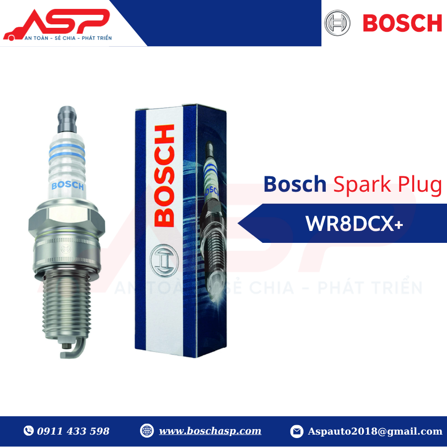 Bugi BOSCH WR8DCX+ (0242229687) -Captiva, Toyota Zace, Hiace - Ảnh 4