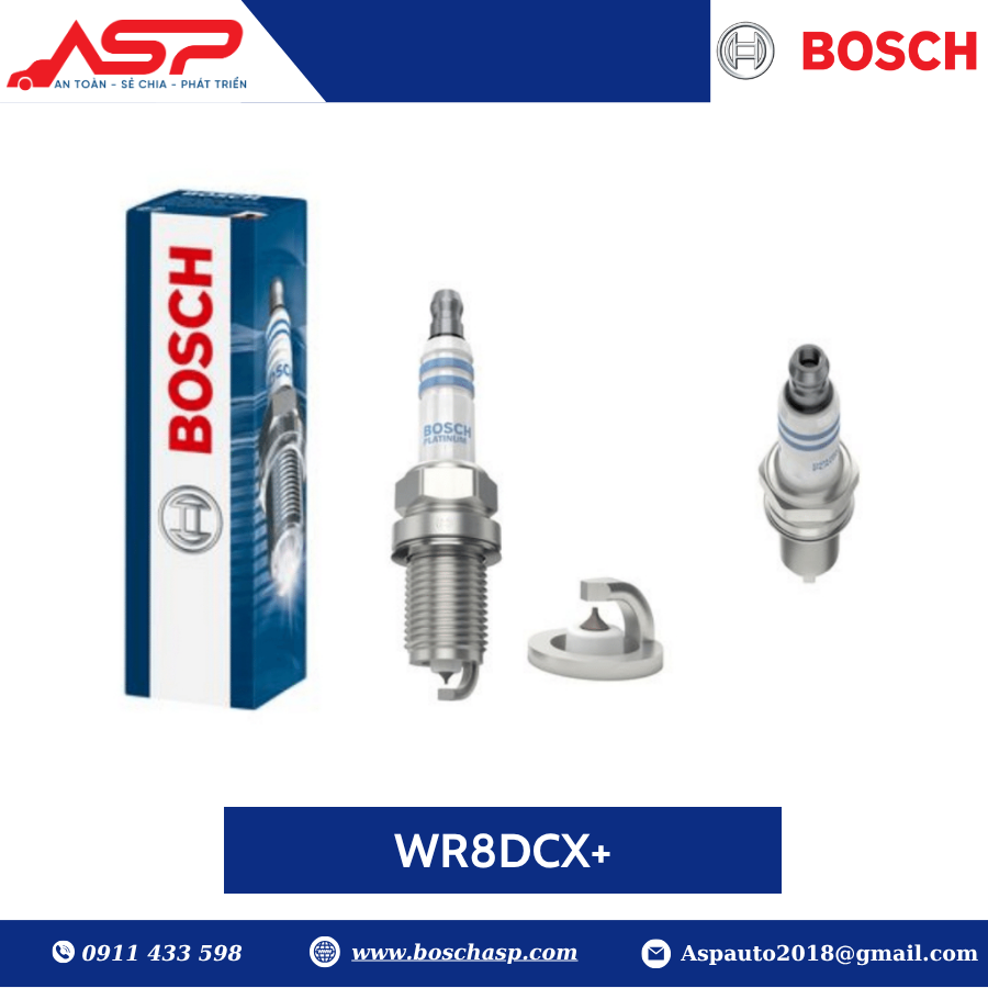 Bugi BOSCH WR8DCX+ (0242229687) -Captiva, Toyota Zace, Hiace - Ảnh 2