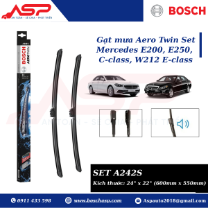 Gạt mưa BOSCH A242S (3397014242) Chuyên Mercedes E200, E250