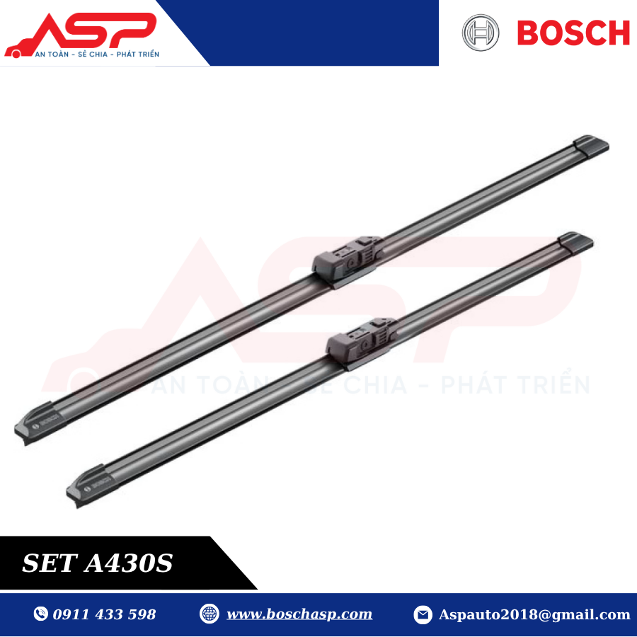 Gạt mưa BOSCH A430S (3397007430) Chuyên Dùng Rand Rover - Ảnh 5