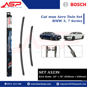 Gạt mưa BOSCH A523S (3397007523) Chuyên BMW 5, 7 Series