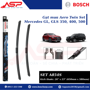 Gạt mưa BOSCH A854S (3397007854) Chuyên Mercedes GL, GLS 300, 400, 450