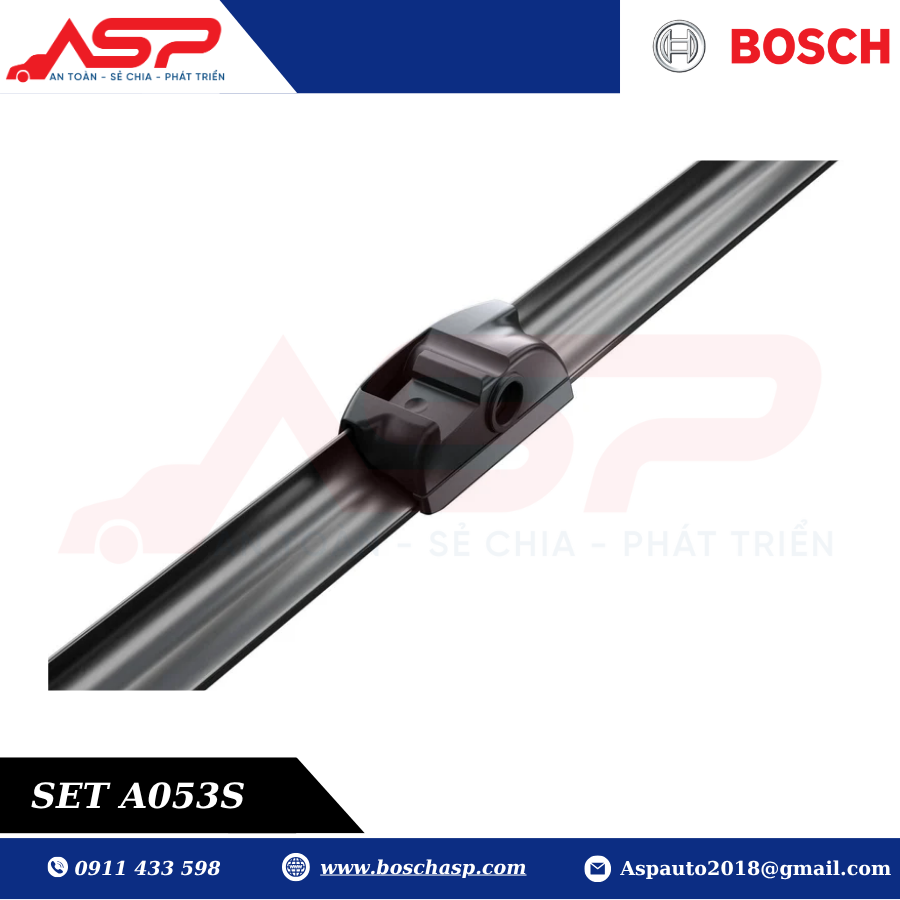 Gạt mưa BOSCH A053S (3397009053) Chuyên Mercedes C180, C200, C250 - Ảnh 5