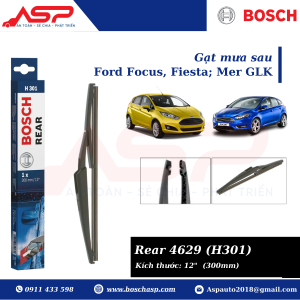 Gạt mưa sau BOSCH H301 kích thước 12" (300mm) - Ford Focus, Fiesta, Mer GLK
