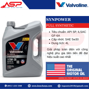 VALVOLINE SYNPOWER 5W30 SP - 4L (FULL SYNTHETIC)