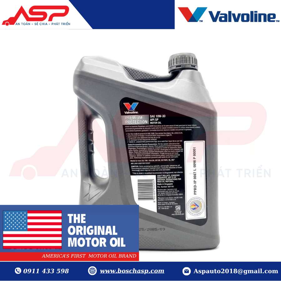 VALVOLINE PREMIUM PROTECTION 10W30 API SP - 4L - Ảnh 3
