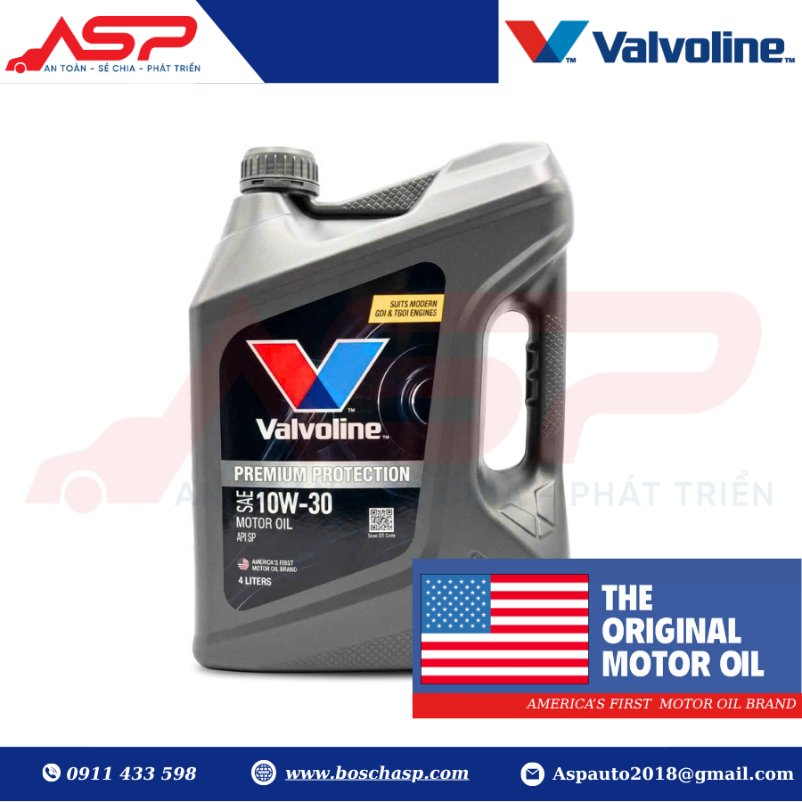 VALVOLINE PREMIUM PROTECTION 10W30 API SP - 4L - Ảnh 4