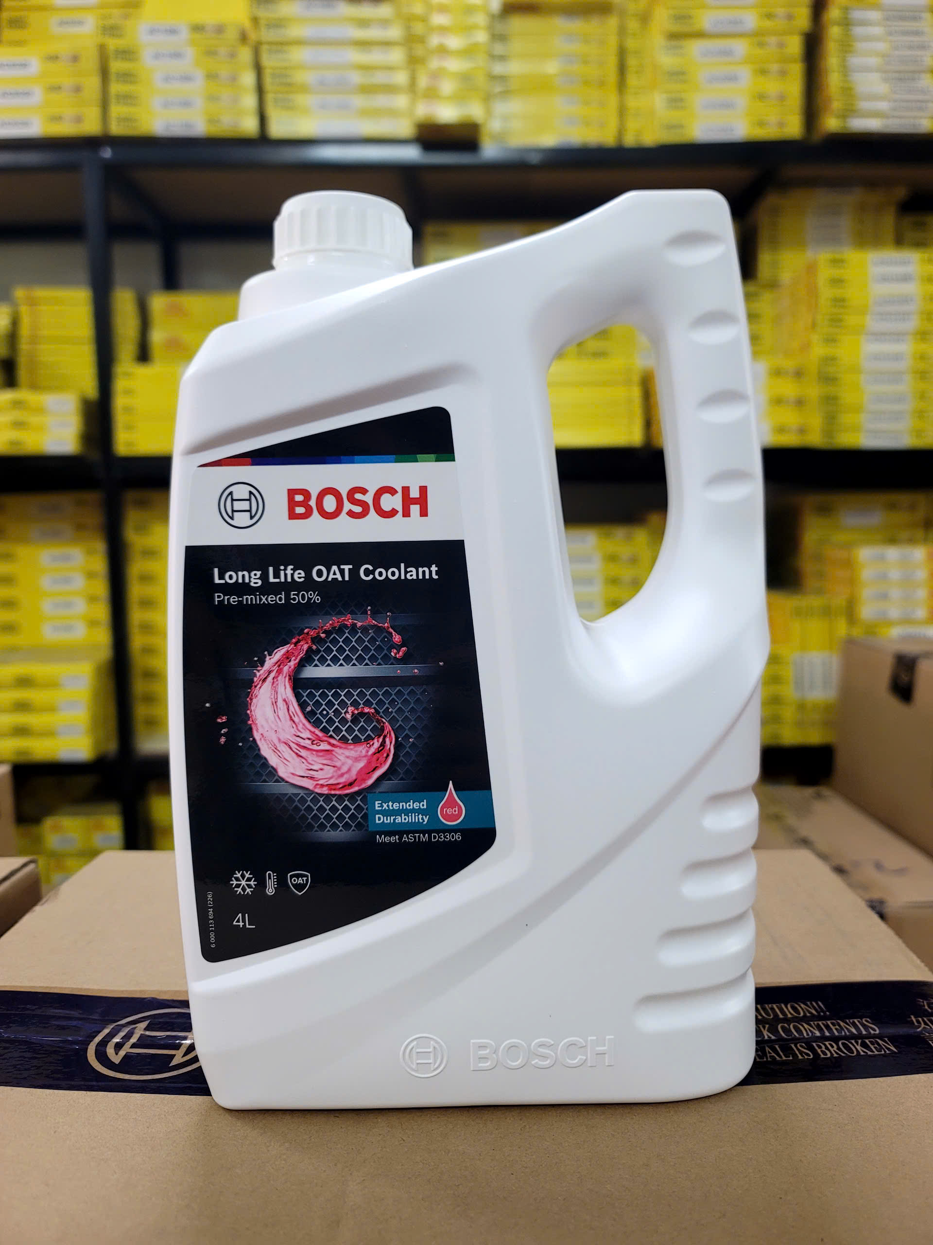 Nước Làm Mát Bosch Đỏ Long Life OAT Coolant Premix 50% - Ảnh 3